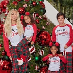 Shop Khloé Kardashian & Kris Jenner's Matching Holiday Family Pajamas