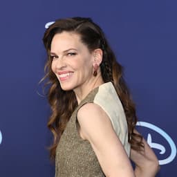 Hilary Swank Puts Baby Bump on Display While Decorating Christmas Tree
