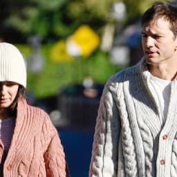 Ashton Kutcher, Mila Kunis Sport Matching Sweaters During L.A. Outing