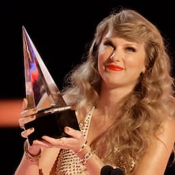 Taylor Swift Glitters in Gold While Accepting 2022 AMAs Wins