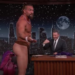 See Jason Momoa Strip Down, Bare His Butt in Hawaiian Malo on 'Kimmel'