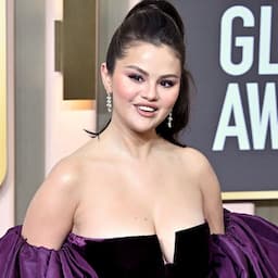 Selena Gomez Is Pretty in Plum at Her First Golden Globes