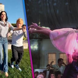 Courteney Cox and Ed Sheeran Attempt 'Dirty Dancing' Lift With Unexpected Ending