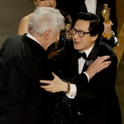 Ke Huy Quan Kisses Harrison Ford in 'Indiana Jones' Reunion at Oscars