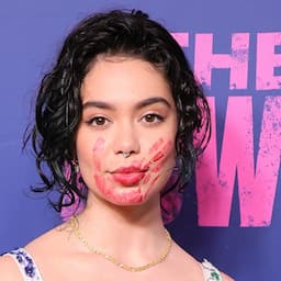 Auli'i Cravalho Makes Bold Statement With Red Lipstick Over Her Face