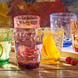 Brighten Up Your Home This Spring with Colorful Glassware at Amazon