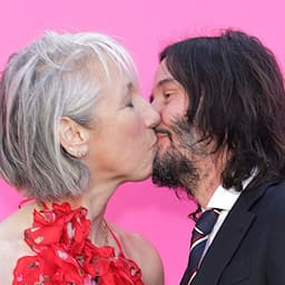 Keanu Reeves and Girlfriend Alexandra Grant Share Kiss on MOCA Gala Red Carpet
