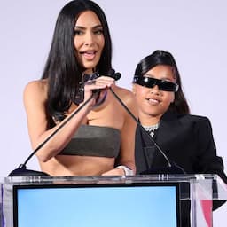 Kim Kardashian and North West Step Out for Fashion Los Angeles Awards