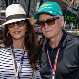 Catherine Zeta-Jones and Michael Douglas Hold Hands at Monaco Grand Prix