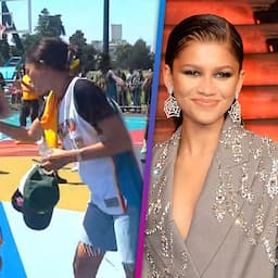Zendaya Supports Tom Holland During Charity Basketball Game
