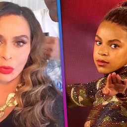 Beyoncé's Mother Tina Knowles Shows Off Glam Done By Blue Ivy Carter
