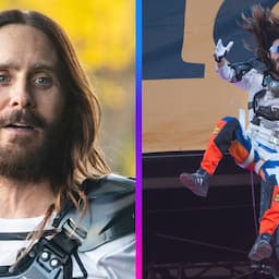 Watch Jared Leto Epically Bungee Jump Onto Music Festival Stage