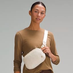 The lululemon Fleece Everywhere Belt Bag Is Back in Stock for Fall