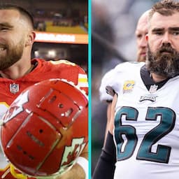 See Travis Kelce Face-Off Against Brother Jason in Chiefs-Eagles Game