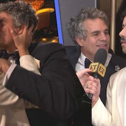 Mark Ruffalo and Ramy Youssef Explain Kiss After 'Poor Things' Golden Globe Win (Exclusive) 