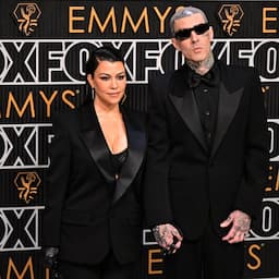 Kourtney Kardashian and Travis Barker Match in Tuxedos at 2023 Emmys