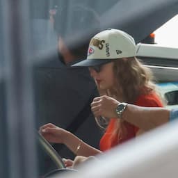 Taylor Swift Wears Chiefs Hat and Bracelet Gifted by Travis Kelce