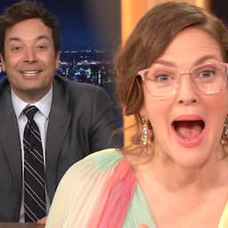 Drew Barrymore Gets a Birthday Surprise From Jimmy Fallon