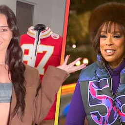 Gayle King Gifted Custom Super Bowl Vest by Kristin Juszczyk