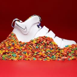 LeBron James Teams Up With Nike and Kith for Fruity Pebbles Sneakers