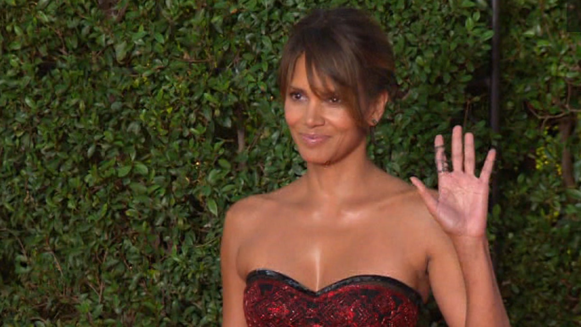 Halle Berry Stuns in Sheer Lace Dress at NAACP Image Awards Halle Berry Stuns in Sheer Lace Dress at NAACP Image Awards