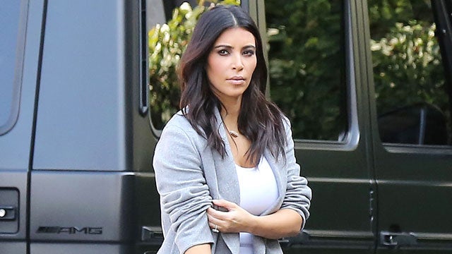 Kim Kardashian's baby girl shows she has a love for all handbags