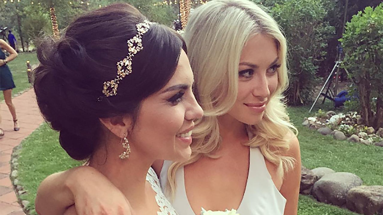 katie maloney bridesmaid dresses Inside & Tom Schwartz's Very 'Vanderpump Rules' Wedding: Lisa Officiated, Stassi Was a Bridesmai Color:Chiseled Stone Embellished Bandeau Mini Dress x-mappingIndex:25108-42376