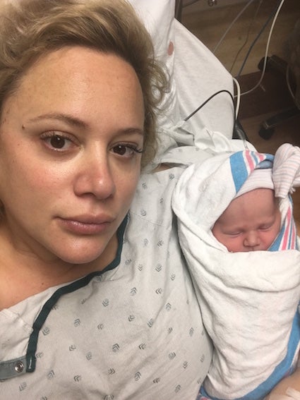 Erica Rose gave birth to her daughter, Holland in September 2016