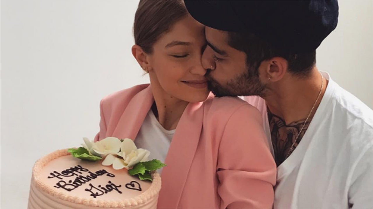 Zayn Malik Kisses Gigi Hadid In Sweet Birthday Photos To My Everything Entertainment Tonight If zayn malik's birthday is 12th january 1992.