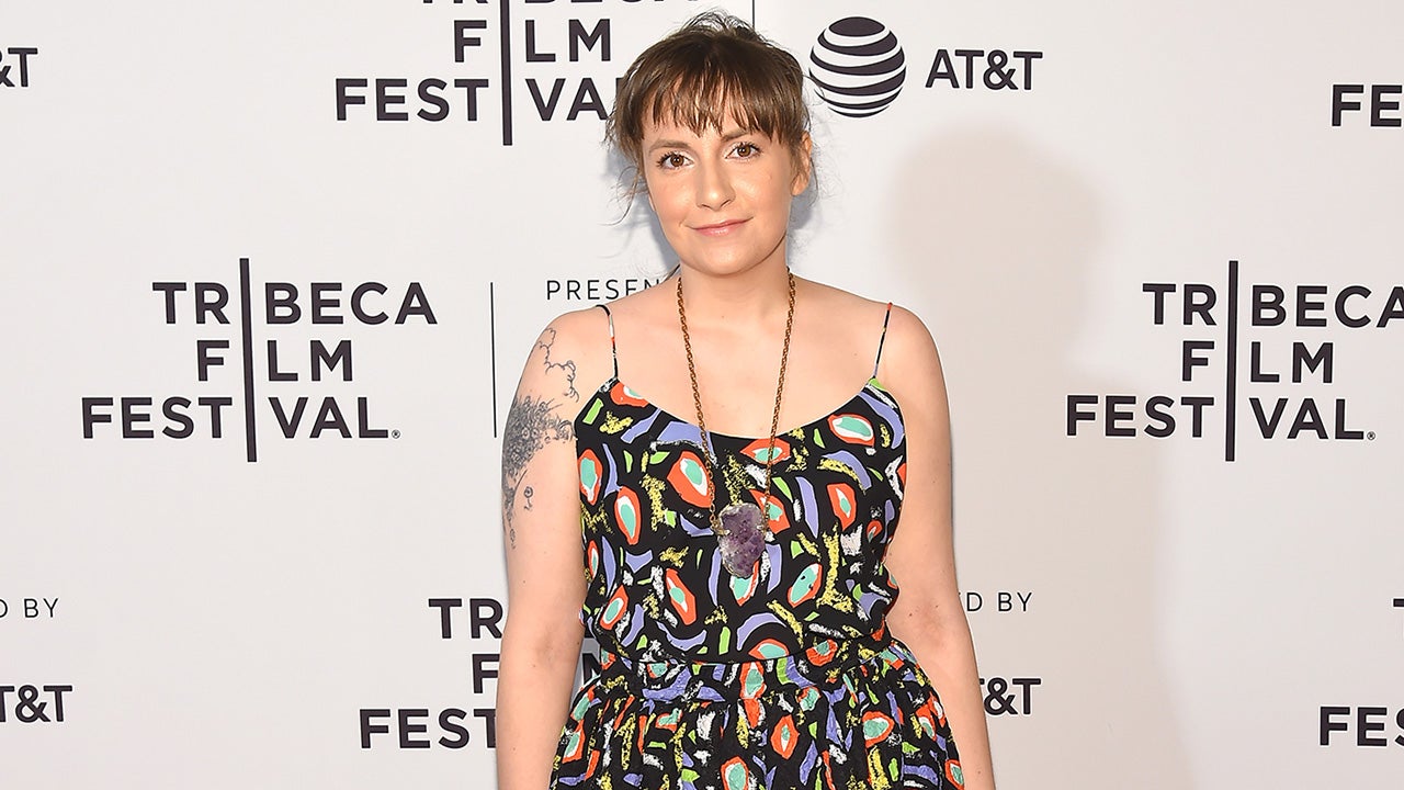 Lena dunham nude Tatted, Topless,