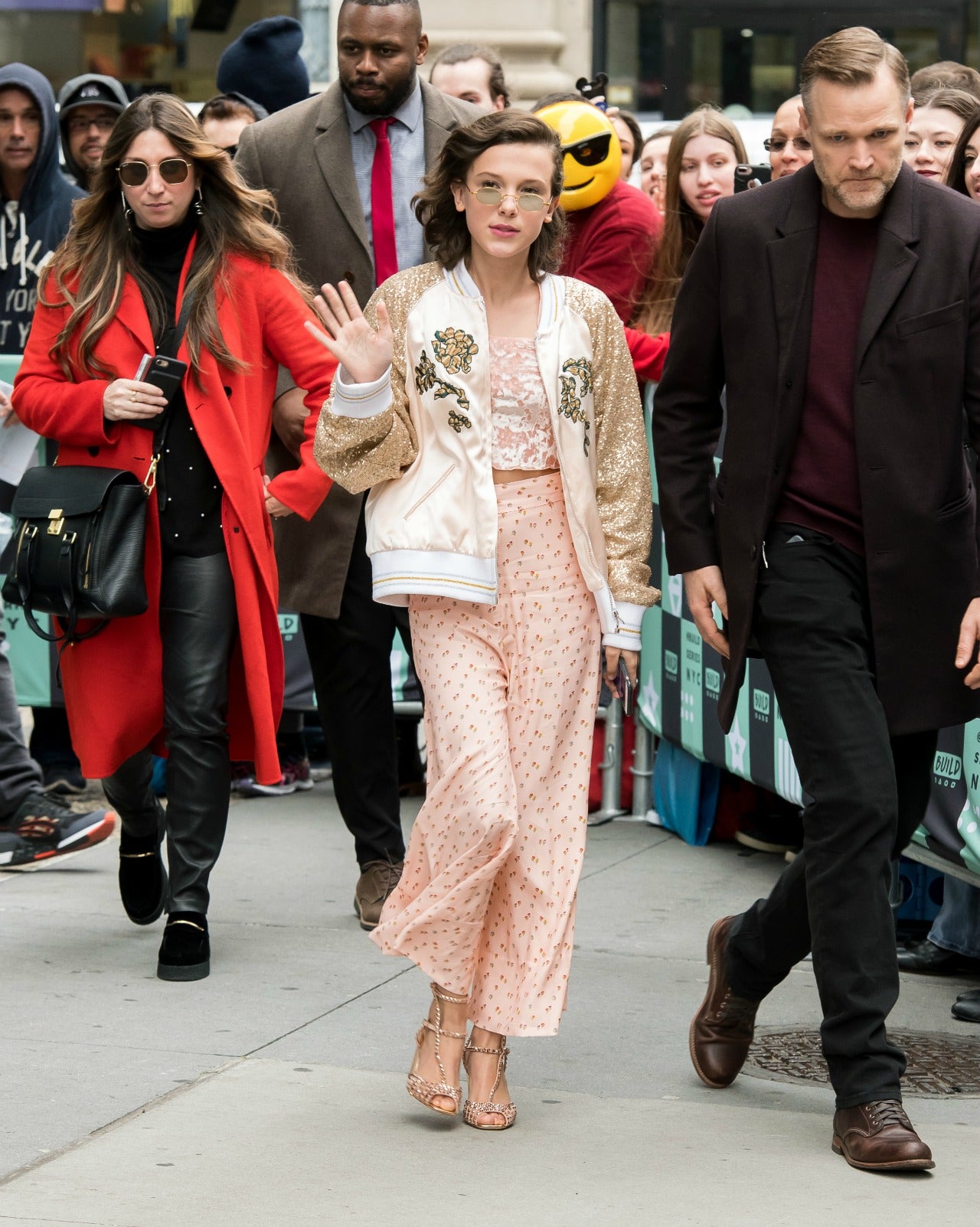 Millie Bobby Brown Dazzles in 2 Fashionable Outfits in New York