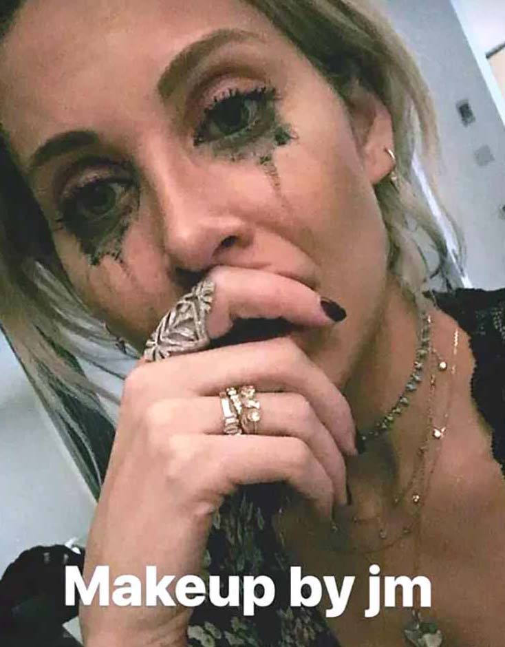 Stephanie Pratt's tearful pre-breakup selfie