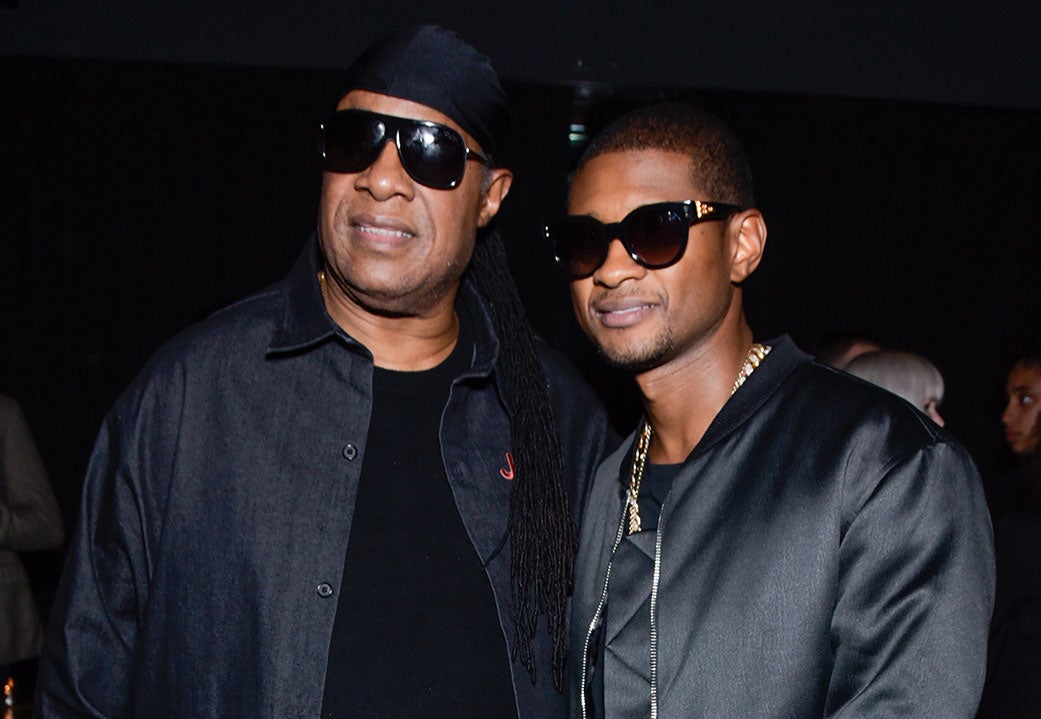 Stevie Wonder and Usher