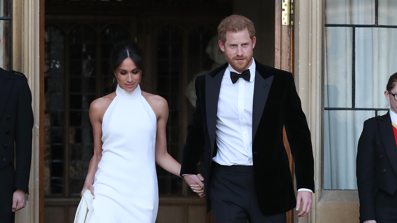 Prince Harry and Meghan Markle's Holiday Card Is a Never-Before-Seen Pic  From Their Wedding Reception | Entertainment Tonight