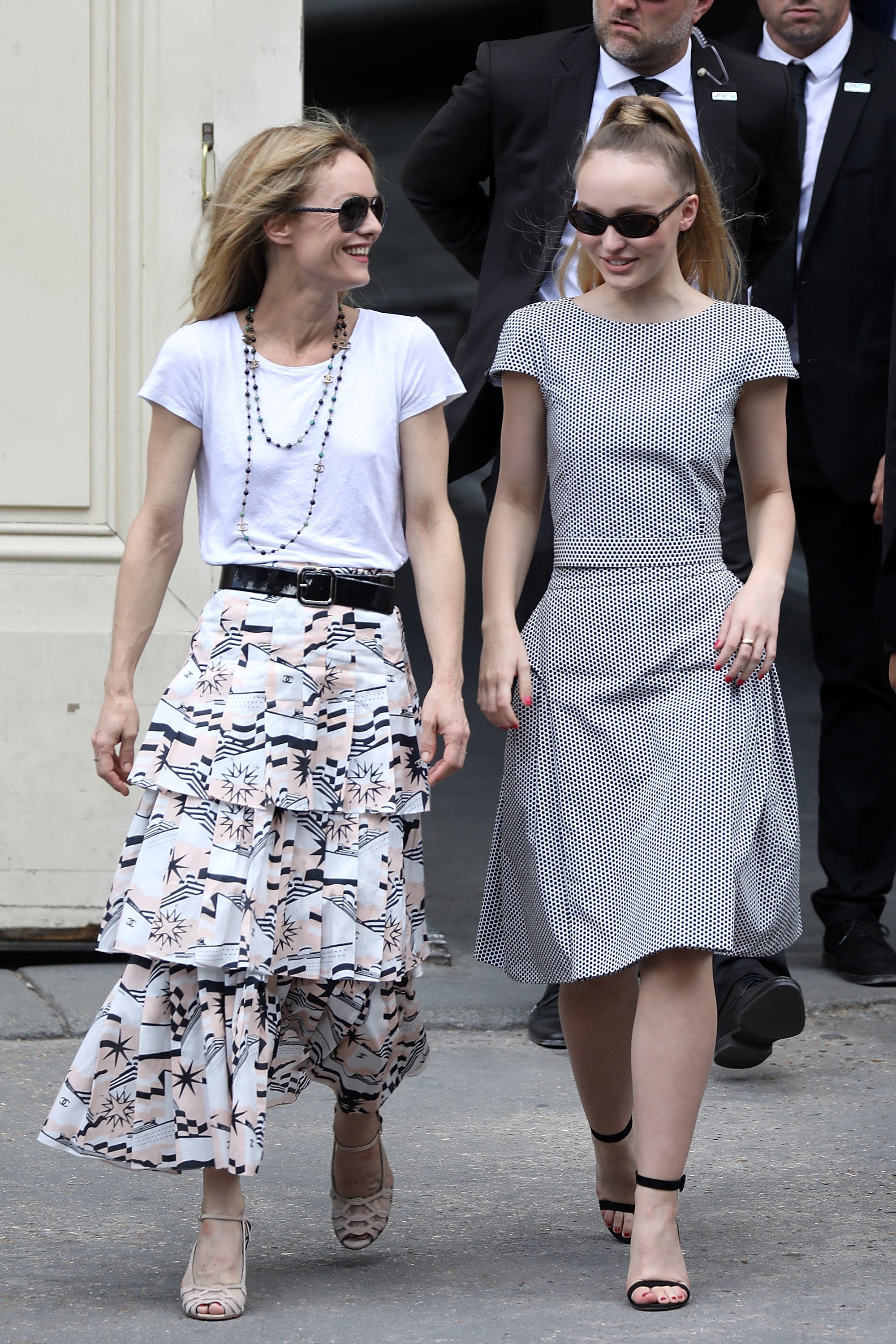 Vanessa Paradis and Lily-Rose Depp Have the Chicest Mother-Daughter Moment  at Chanel