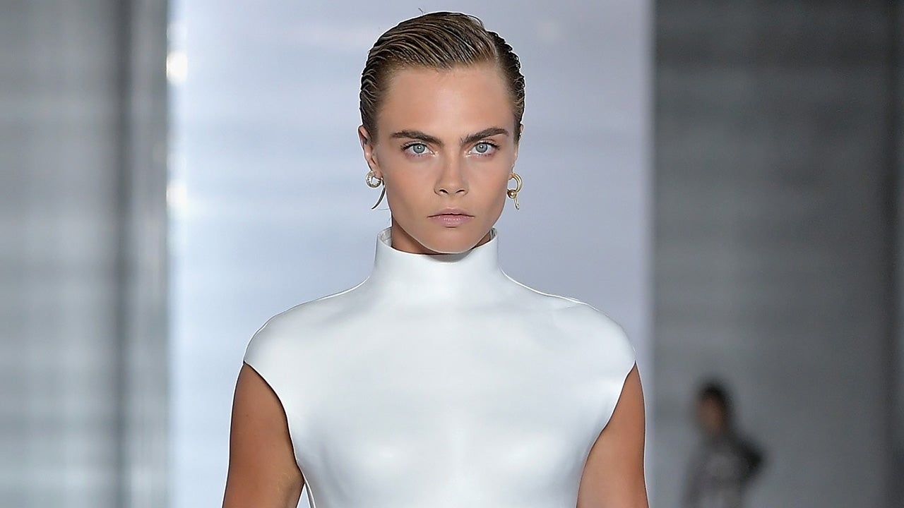 Cara Delevingne Makes a Rare Return to the Paris Runway as Rumored  Girlfriend Ashley Benson Watches On