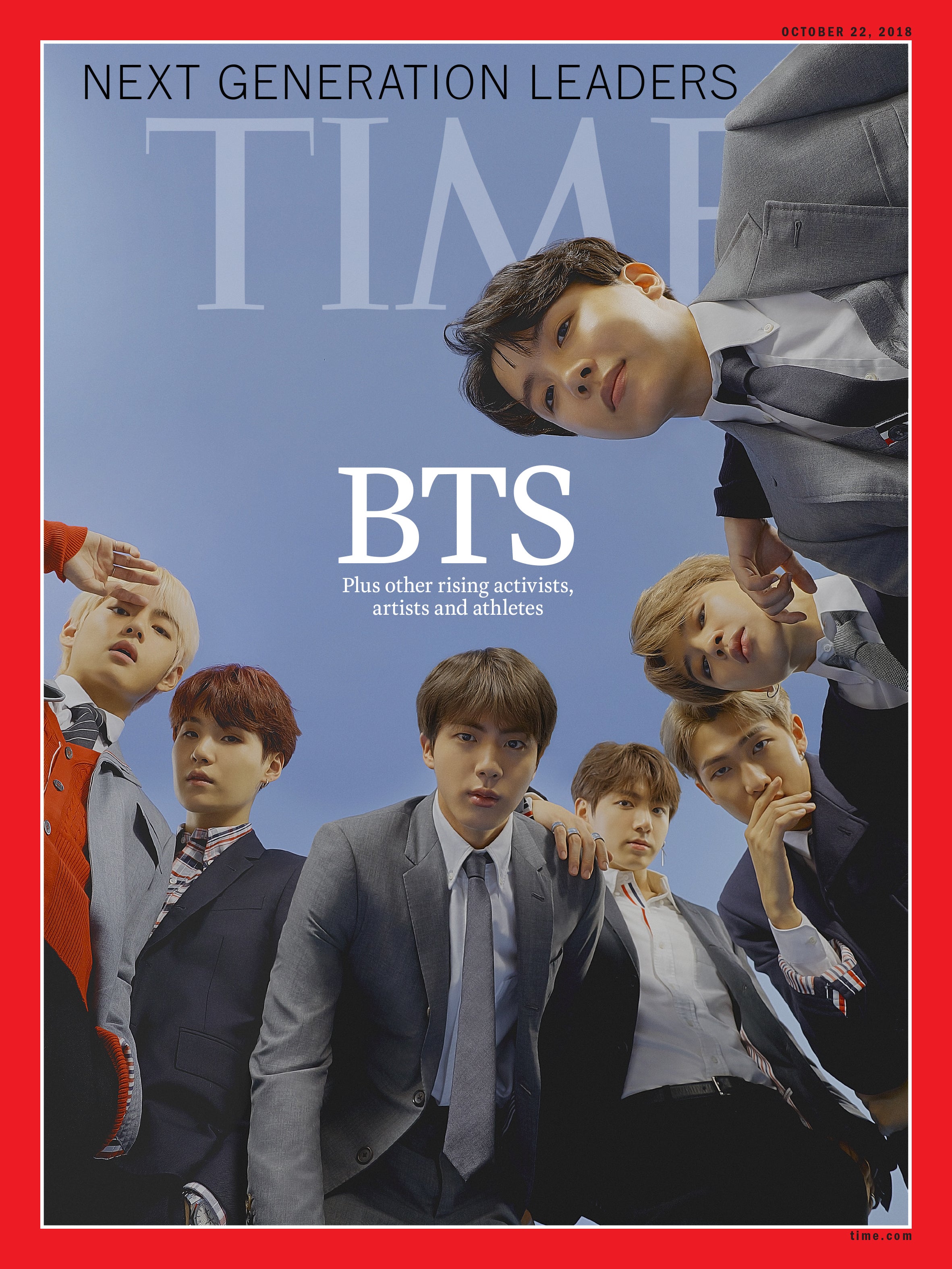 BTS Honored as 'Time' Magazine's 'Next Generation Leaders