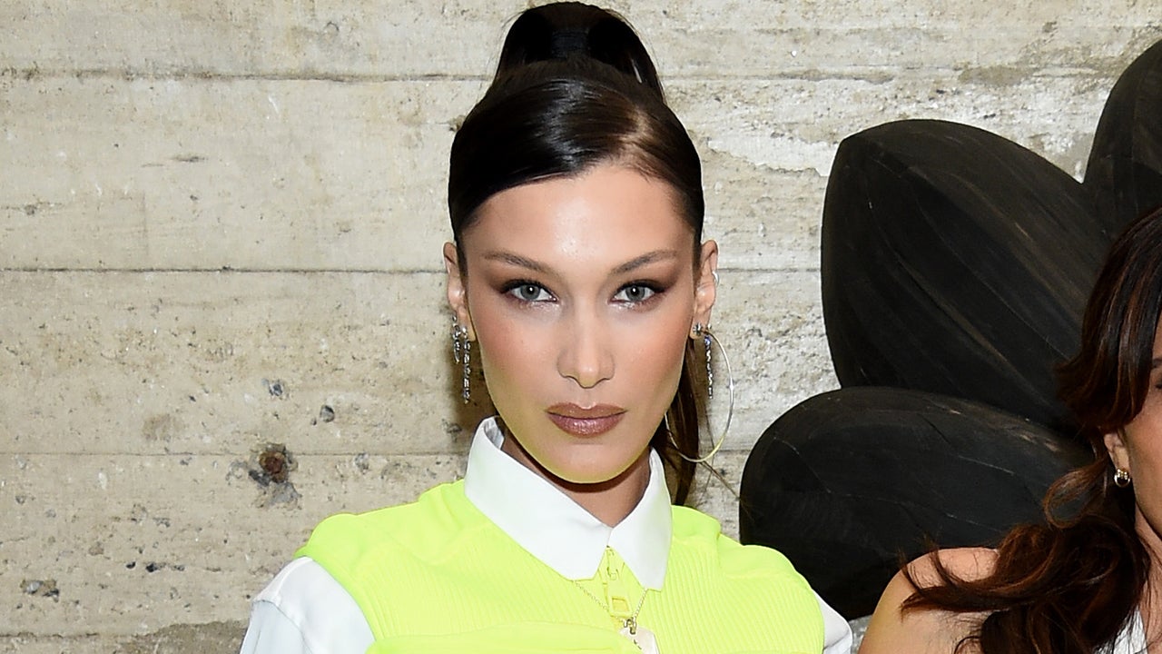 Bella Hadid Rocks a Neon Utility Vest and Dines With Martha Stewart