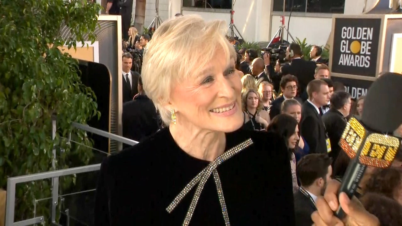 Glenn Close Gets Standing Ovation After Winning Best Actress in Major Golden  Globe Upset | Entertainment Tonight