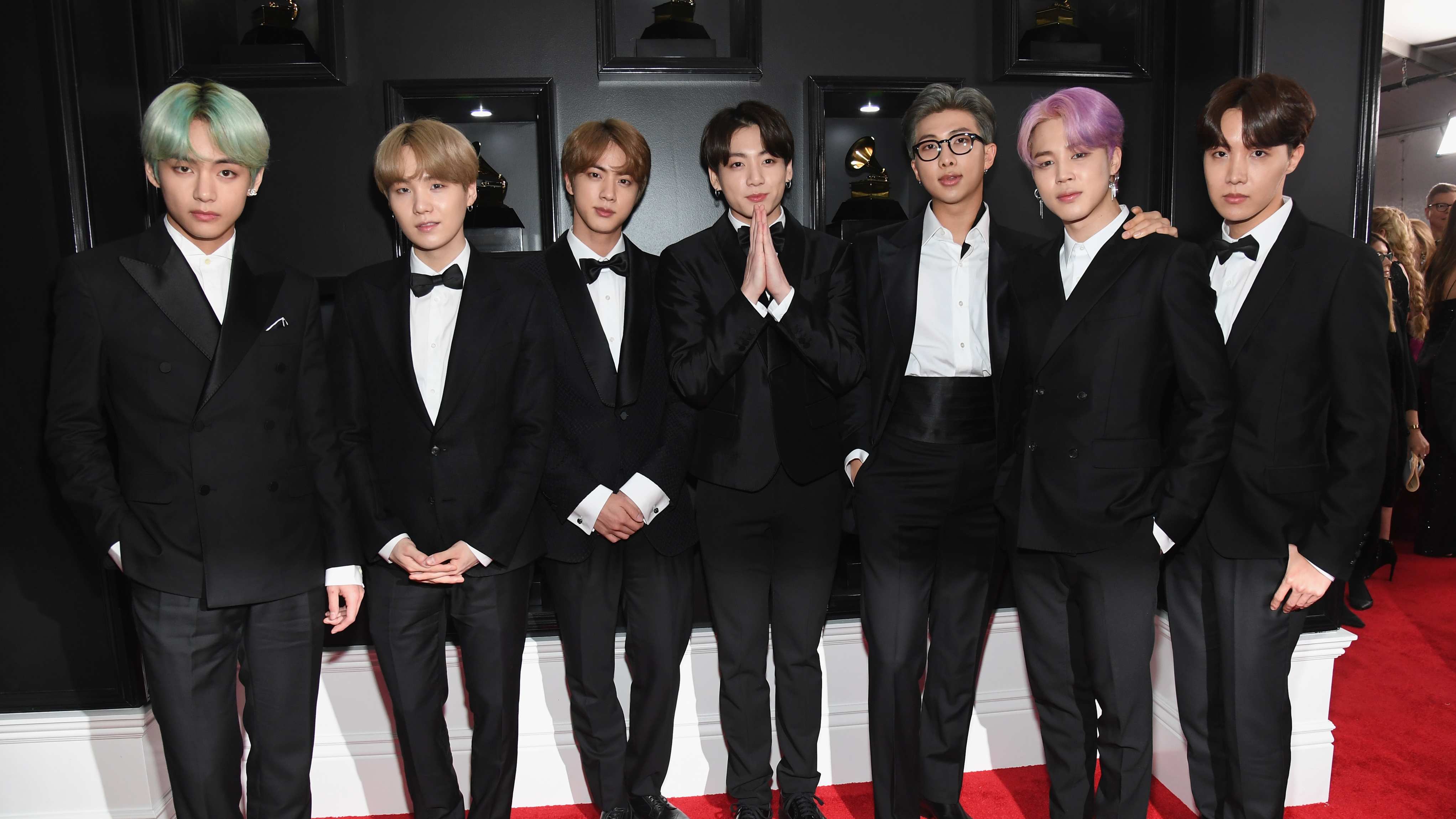 BTS 'Stayed Up All Night' Working on New Music Before the 2019 GRAMMY Awards  (Exclusive)
