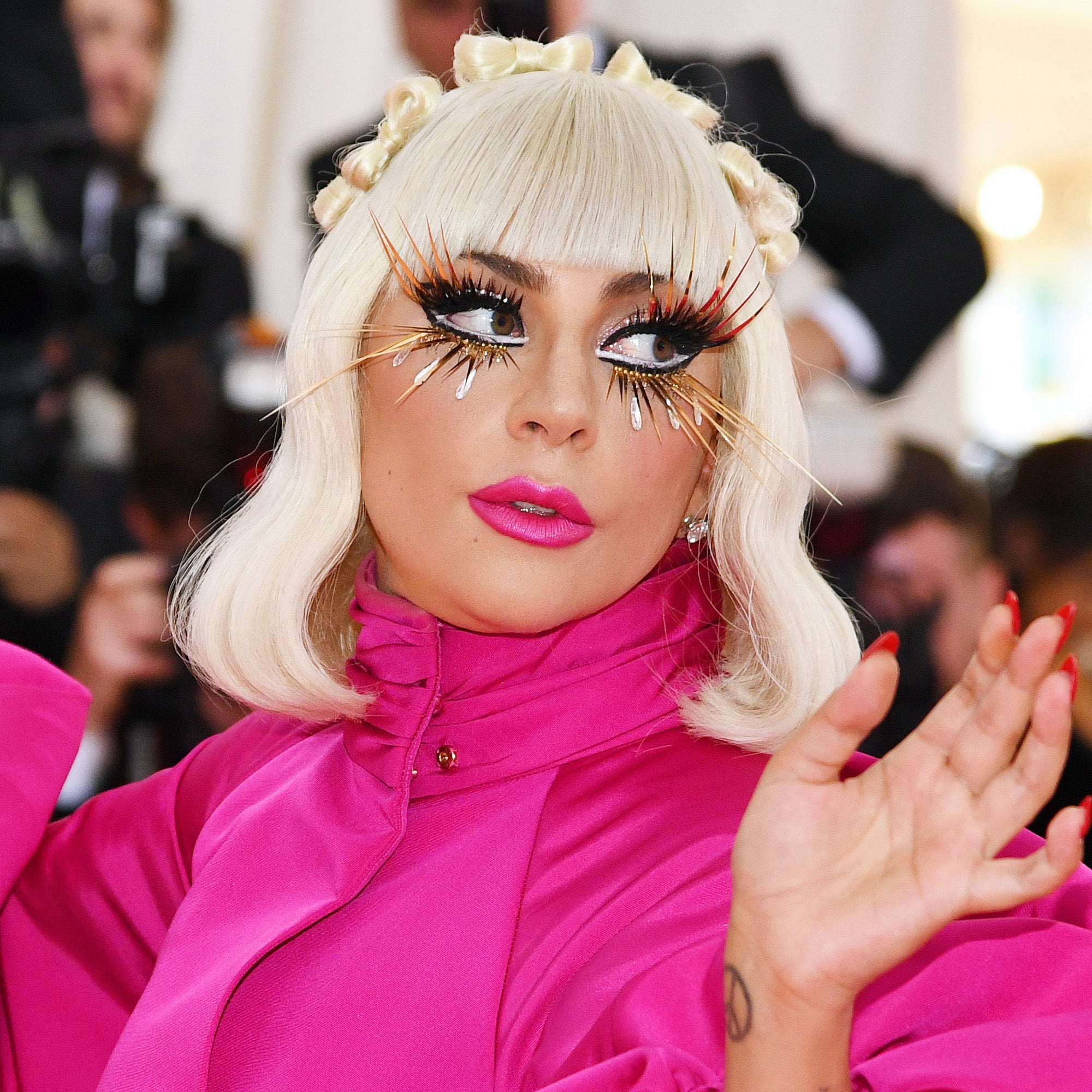 Lady Gaga Aon Makeup Grianghraf Shoot