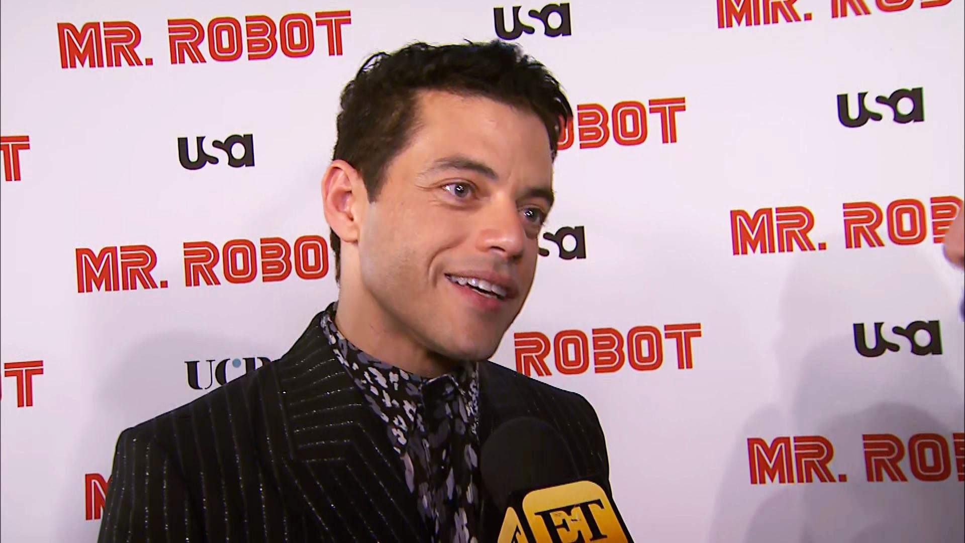 Rami Malek in Saint Laurent at the Mr. Robot Season 4 Premiere - Tom +  Lorenzo
