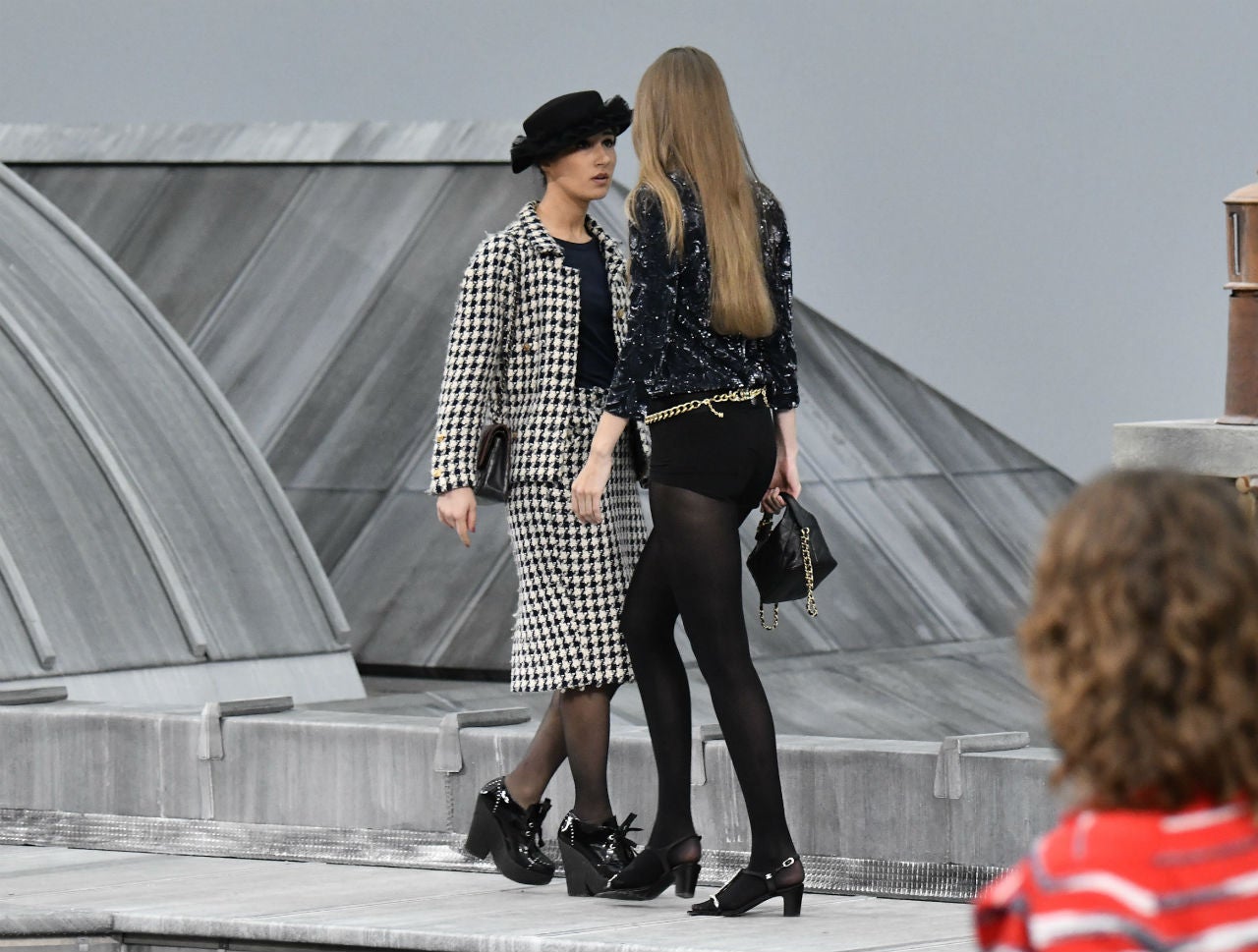 Gigi Hadid Is Not Having It as She Escorts Prankster Off the Runway at  Chanel Show