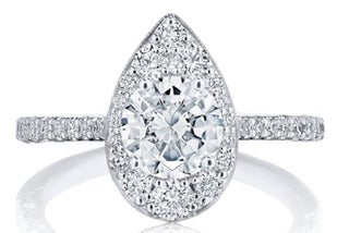 Inflori Engagement Ring in Platinum
