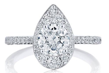 Inflori Engagement Ring in Platinum