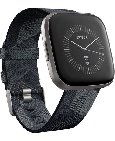 Versa 2 Smoke Fabric Strap Touchscreen Smart Watch
