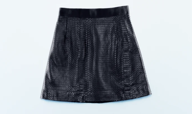 Giambattista Valli x H&M Short Leather Skirt