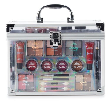 Color Delights Train Case Makeup Collection