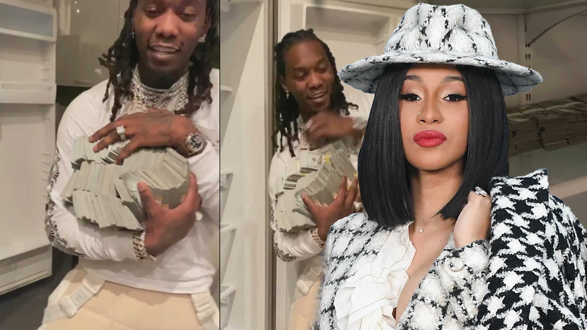 Cardi B Surprises Offset With $500,000 Cash for His 28th Birthday | Entertainment Tonight
