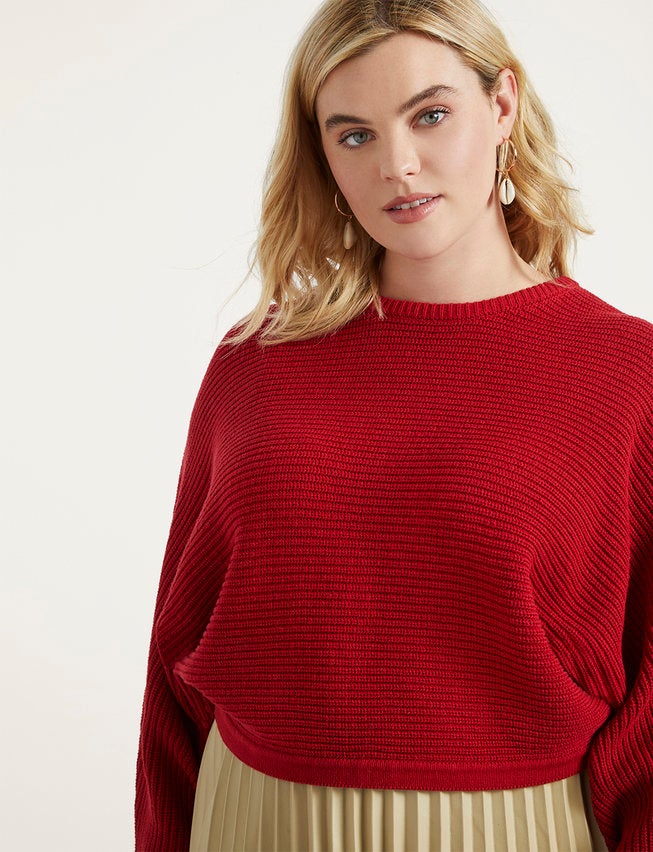 Eloquii Cropped Sweater